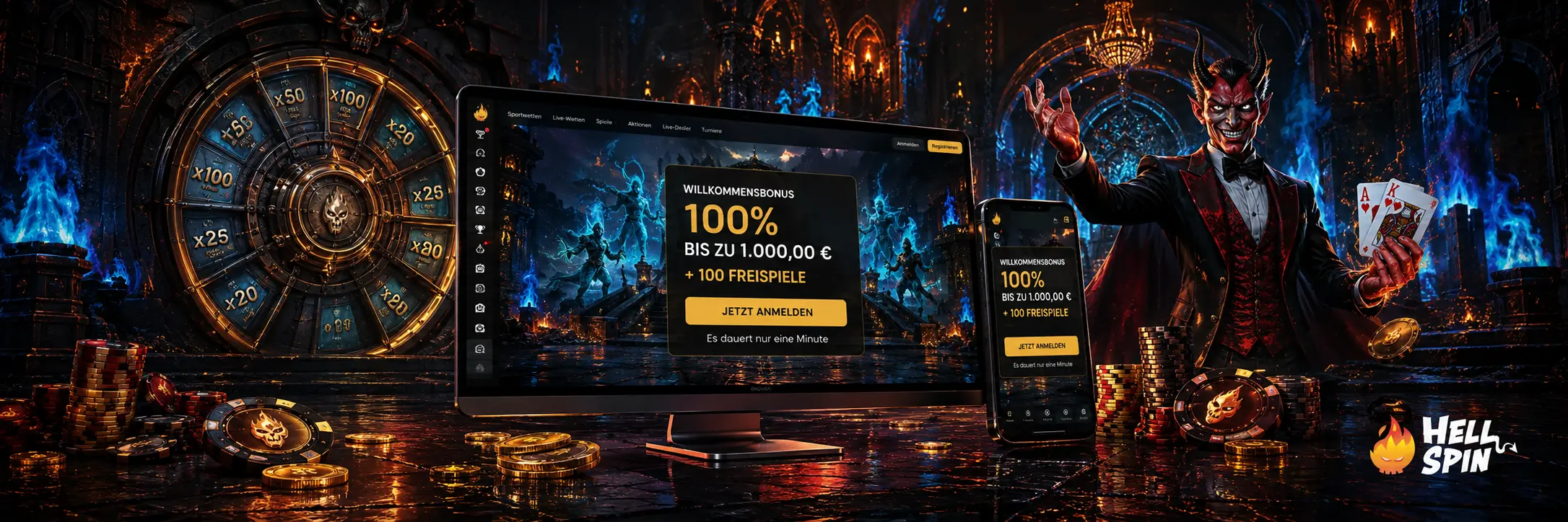 Wie startest du HellSpin Live Spiele? Wie startest du HellSpin Live Spiele?